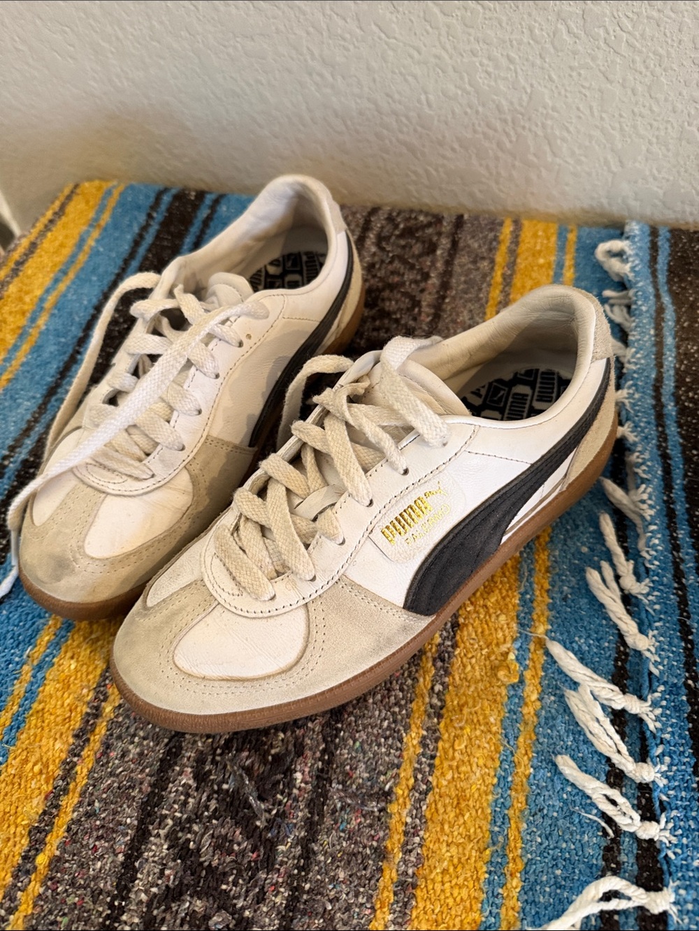PUMA Women’s Golf Classic Sneaker in White and Black